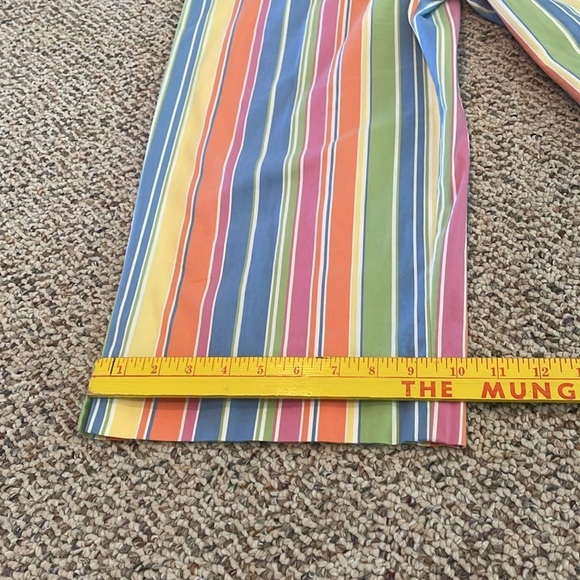 Jones New York Sport Colorful Striped Wide-Leg Capris. Y2K - Picture 10 of 12
